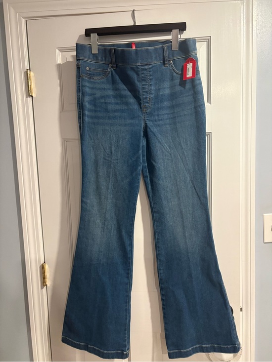 SPANX Denim - SPANX Blue Jeans Flare Wide Leg